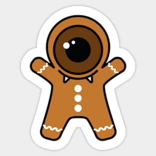 Ginger Monstrosity • Merry Scary X-mas Sticker